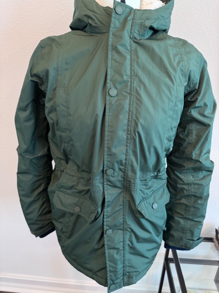 Lands End Woman’s Down Green Parka W/Hood Size Xxl 12-14 — image 2 of 8